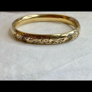 Victorian gold fill bangle